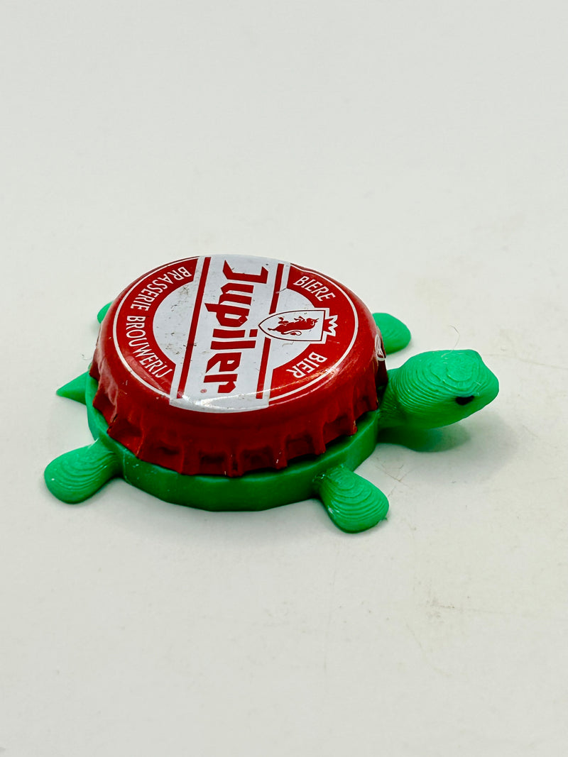 Jupiler Beer (Vintage) - Bottle Cap Magnet Turtle Shell Shocked Art