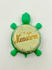Menabrea Brewery - Bottle Cap Magnet Turtle (Copy) Shell Shocked Art