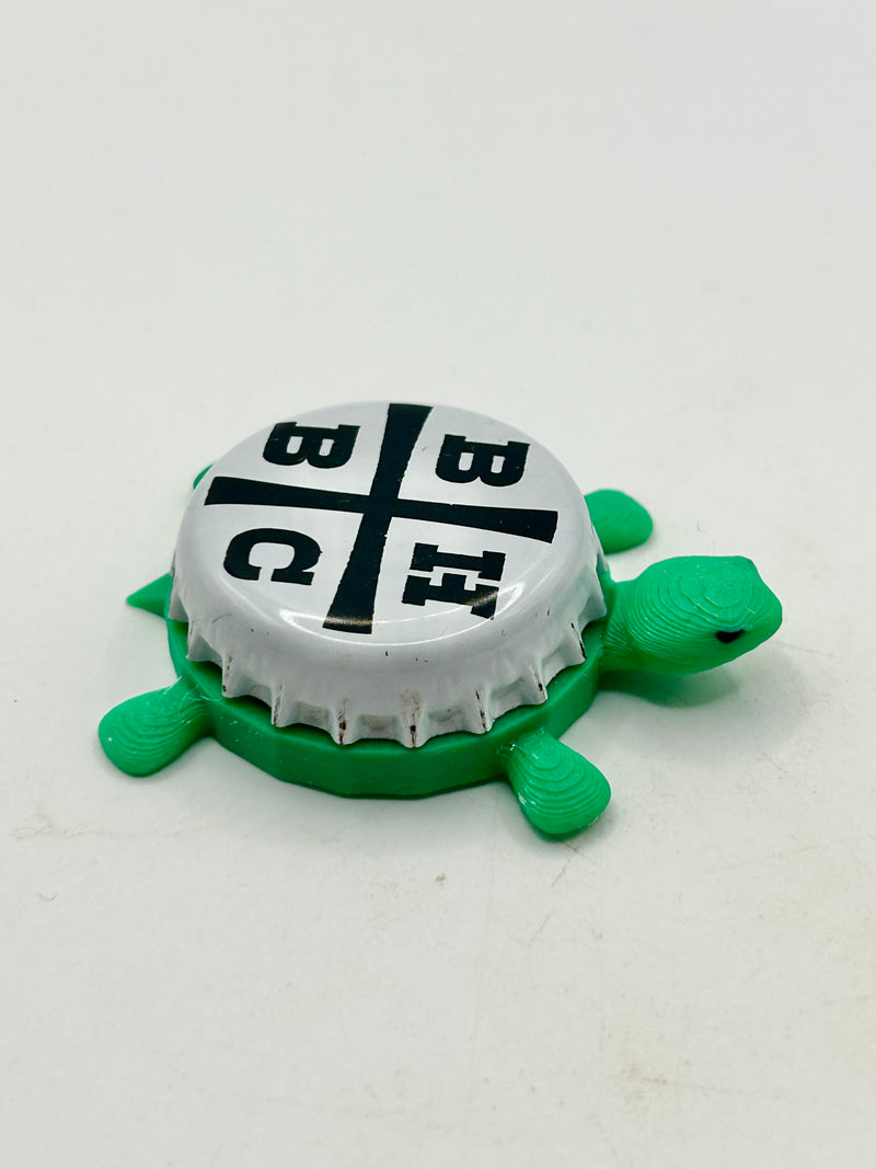 Barrelhouse Brewing - Bottle Cap Magnet Turtle Shell Shocked Art