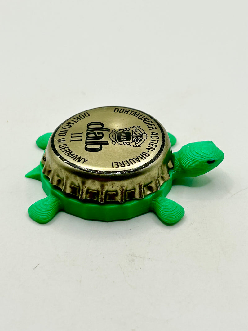 DAB (Vintage) - Bottle Cap Magnet Turtle Shell Shocked Art