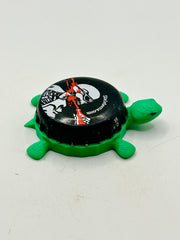 Skeleteens Soda - Bottle Cap Magnet Turtle Shell Shocked Art