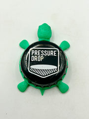 Pressure Drop Brewing - Bottle Cap Magnet Turtle Shell Shocked Art