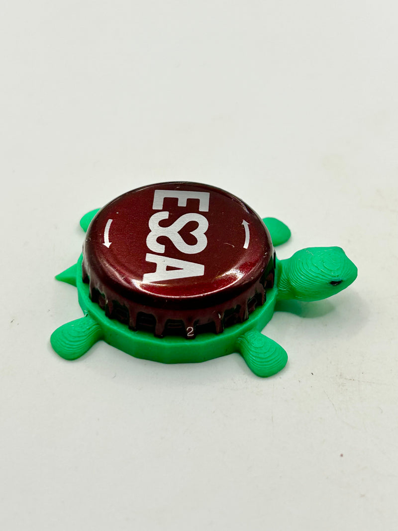 ESSA Pivovarnia Moskva Efes Beer (Russia) - Bottle Cap Magnet Turtle Shell Shocked Art