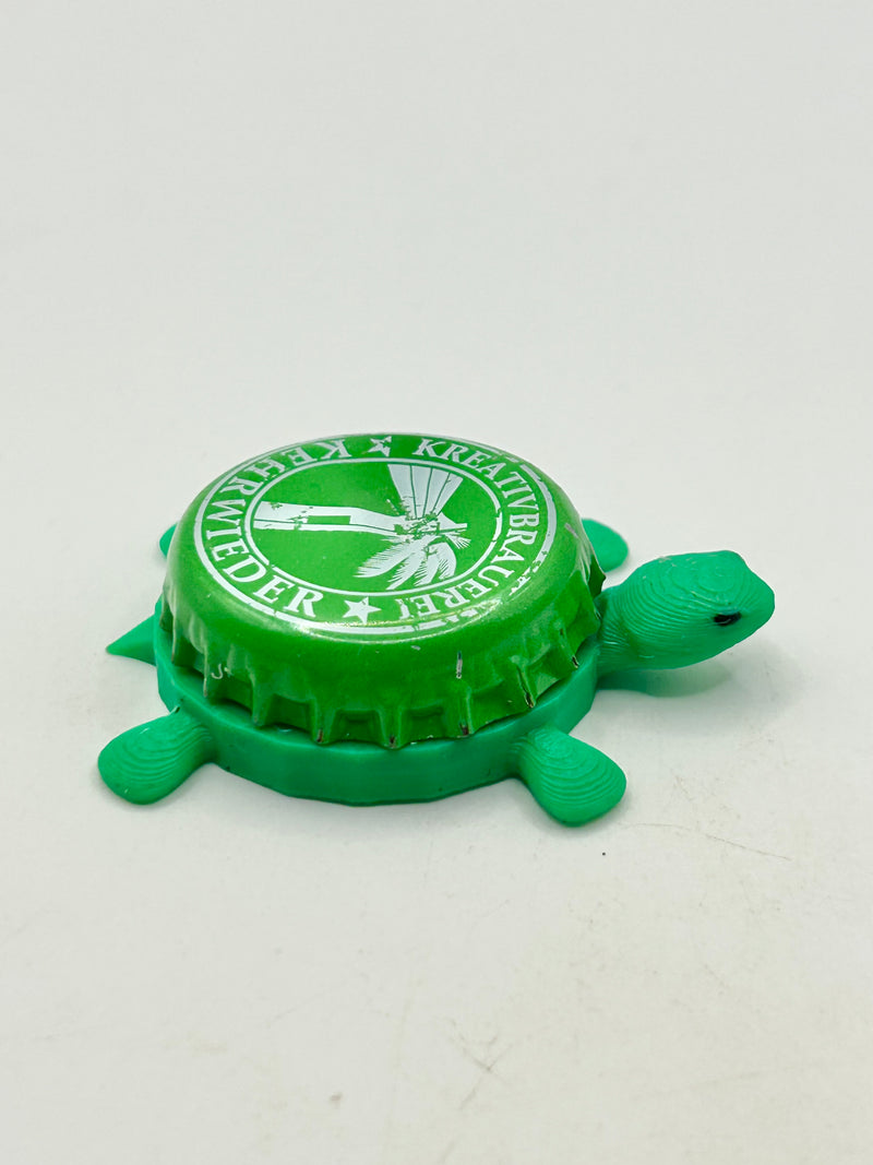 Kreativ Brauerei Kehrwieder (Germany) - Bottle Cap Magnet Turtle Shell Shocked Art