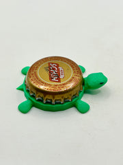 Nova Schin Beer (Brazil) - Bottle Cap Magnet Turtle (Copy) Shell Shocked Art