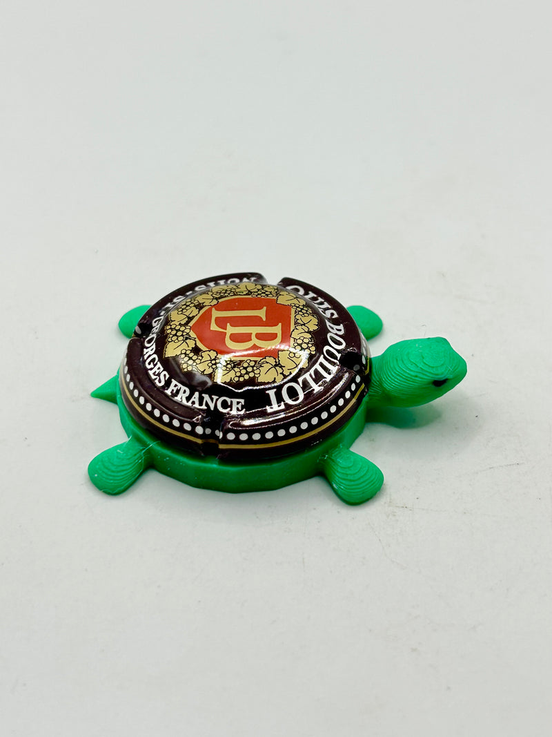 Louis Bouillot - Bottle Cap Magnet Turtle Shell Shocked Art