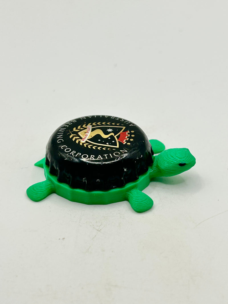Little River Brewing - Bottle Cap Magnet Turtle (Copy) Shell Shocked Art