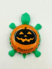 Shipyard Brewing (Pumpkin) - Bottle Cap Magnet Turtle Shell Shocked Art