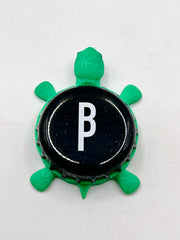 Brussels Beer Project (Belgium) - Bottle Cap Magnet Turtle Shell Shocked Art