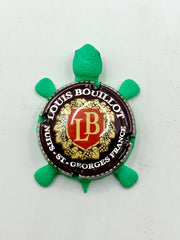 Louis Bouillot - Bottle Cap Magnet Turtle Shell Shocked Art