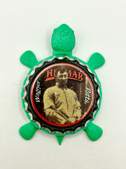Honus Wagner, Helmar Brewing Big League Brew (#15) - Bottle Cap Magnet Turtle Shell Shocked Art
