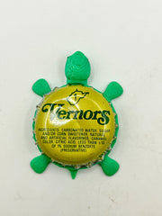 Vernors Soda (WV) - Bottle Cap Magnet Turtle Shell Shocked Art