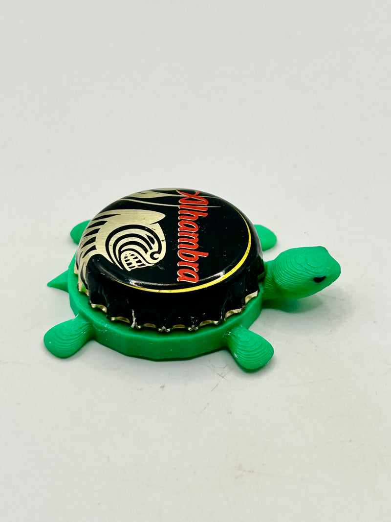 Alhambra (Spain) - Bottle Cap Magnet Turtle (Copy) Shell Shocked Art