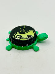 Beck’s Pale Ale - Bottle Cap Magnet Turtle Shell Shocked Art