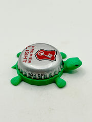 Beck’s Premier Light - Bottle Cap Magnet Turtle (Copy) Shell Shocked Art