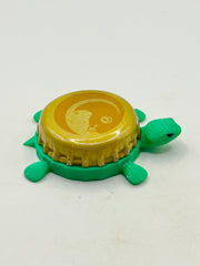 Five Rabbit Brewing (Vintage) - Bottle Cap Magnet Turtle Shell Shocked Art