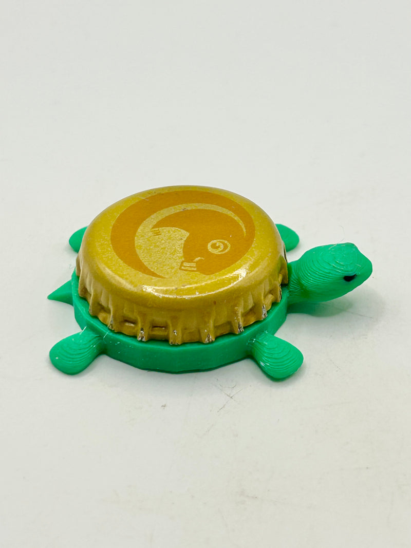 Five Rabbit Brewing (Vintage) - Bottle Cap Magnet Turtle Shell Shocked Art