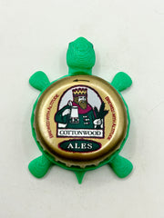 Cottonwood Ales (Foothills Brewing) - Bottle Cap Magnet Turtle Shell Shocked Art