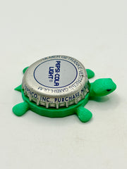 Pepsi Light - Bottle Cap Magnet Turtle (Copy) Shell Shocked Art