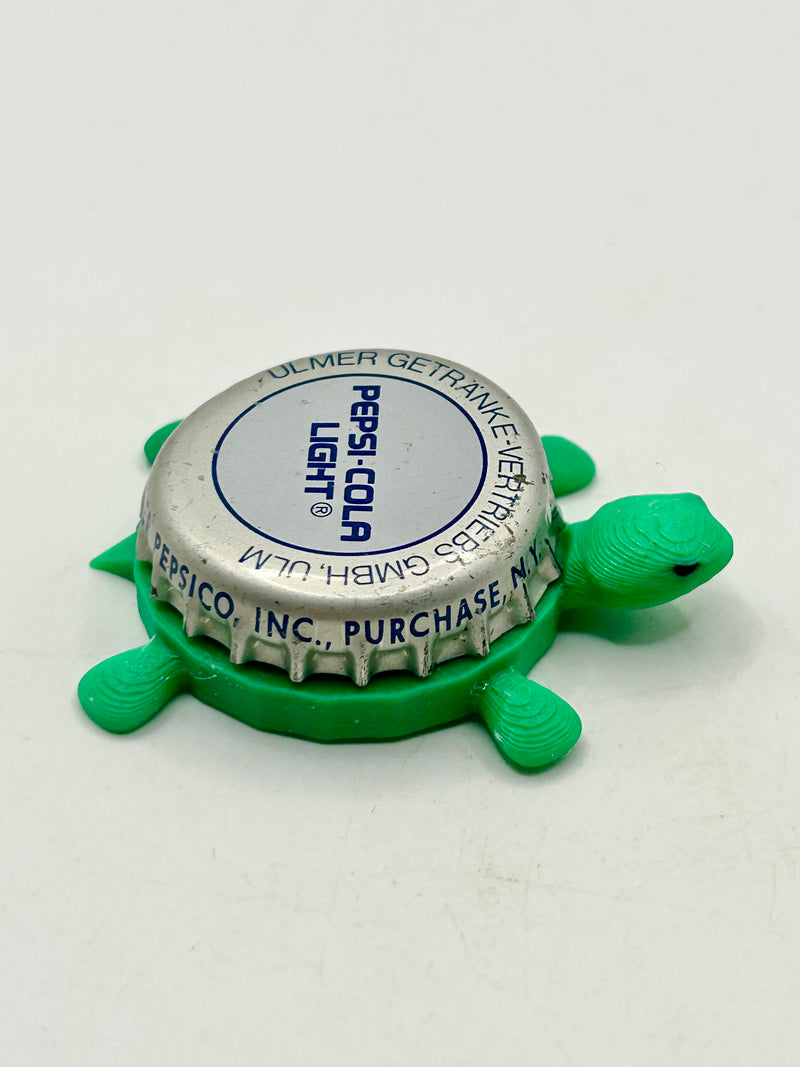 Pepsi Light - Bottle Cap Magnet Turtle (Copy) Shell Shocked Art