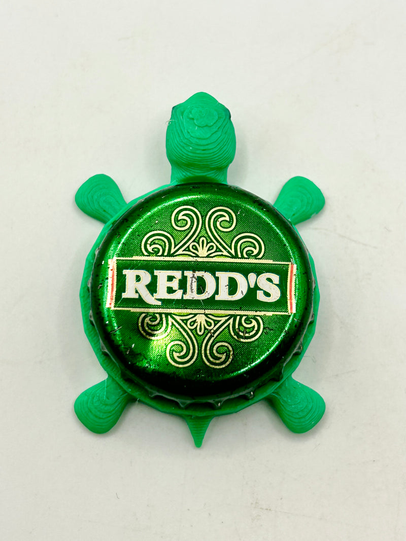 Redd’s (Poland) - Bottle Cap Magnet Turtle Shell Shocked Art