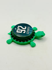Saquon Barkley, Philadelphia Eagles Bottle-Cap Magnet Turtle | Shell Shocked Art Shell Shocked Art