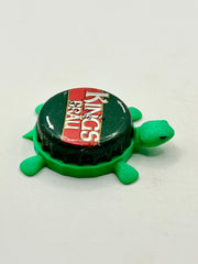 Kings Brau (France) - Bottle Cap Magnet Turtle (Copy) Shell Shocked Art