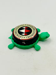 Tremont Brewing - Bottle Cap Magnet Turtle Shell Shocked Art