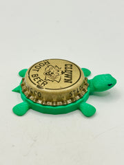 Clown Root Beer - Bottle Cap Magnet Turtle Shell Shocked Art