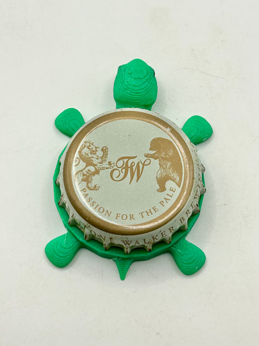 Firestone Walker Brewing (Lion) - Bottle Cap Magnet Turtle (Copy) Shell Shocked Art