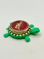 Lakemaid Beer (August Schell Brewing) - Bottle Cap Magnet Turtle Shell Shocked Art