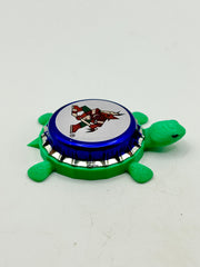 Arizona Coyotes (Labatt Brewing) - Bottle Cap Magnet Turtle Shell Shocked Art