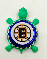 Boston Bruins Labatt Brewing - Bottle Cap Magnet Turtle Shell Shocked Art