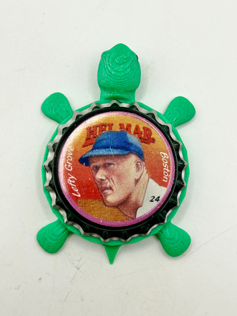 Lefty Grove, Helmar Brewing Big League Brew (#24) - Bottle Cap Magnet Turtle Shell Shocked Art