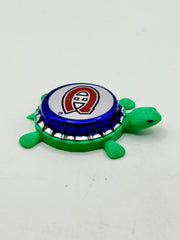 Montreal Canadiens (Labatt Brewing) - Bottle Cap Magnet Turtle Shell Shocked Art