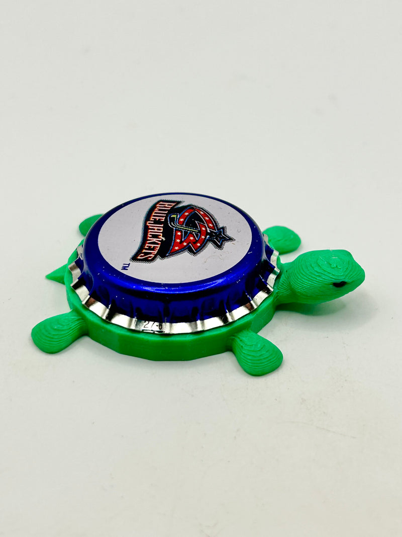 Columbus Blue Jackets (Labatt Brewing) - Bottle Cap Magnet Turtle (Copy) Shell Shocked Art
