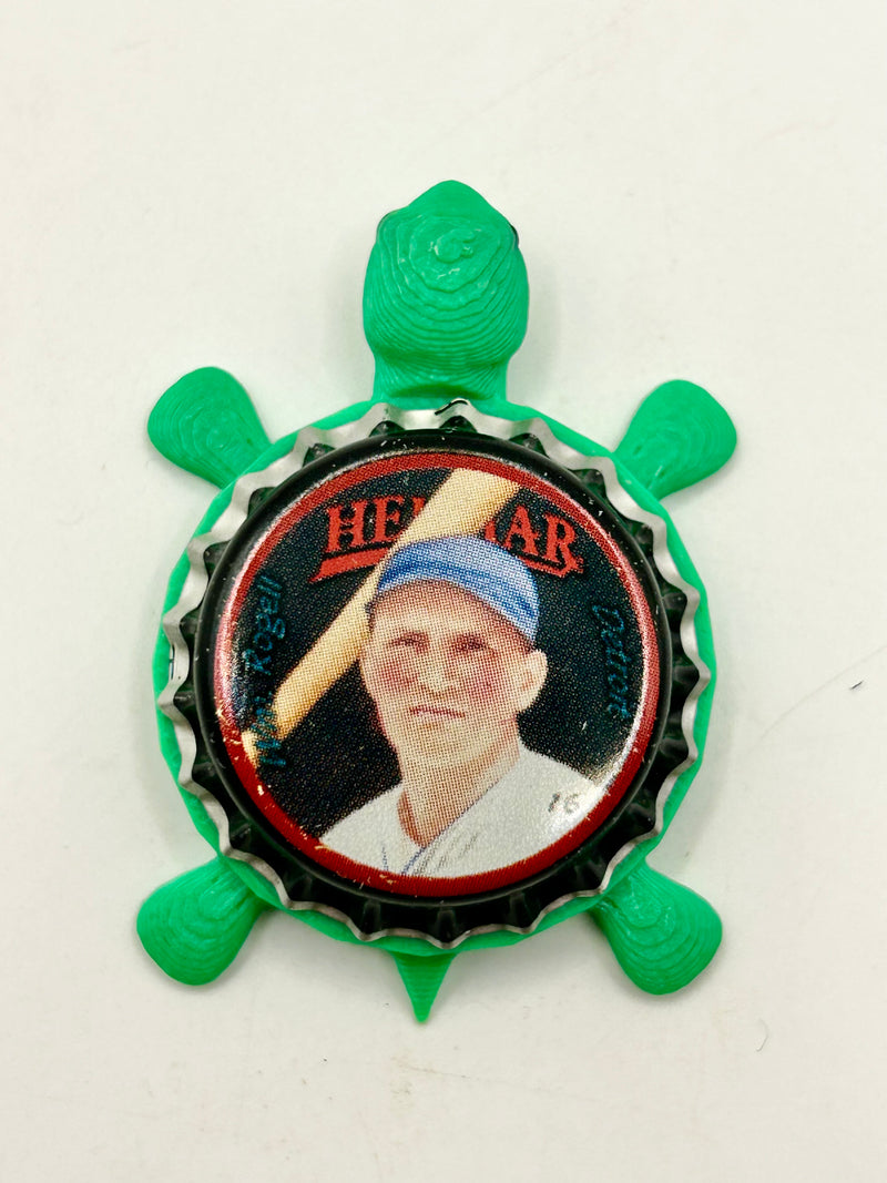 Billy Rogell, Helmar Brewing Big League Brew (#16) - Bottle Cap Magnet Turtle Shell Shocked Art