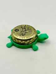 Ginger People Ginger Beer - Bottle Cap Magnet Turtle Shell Shocked Art