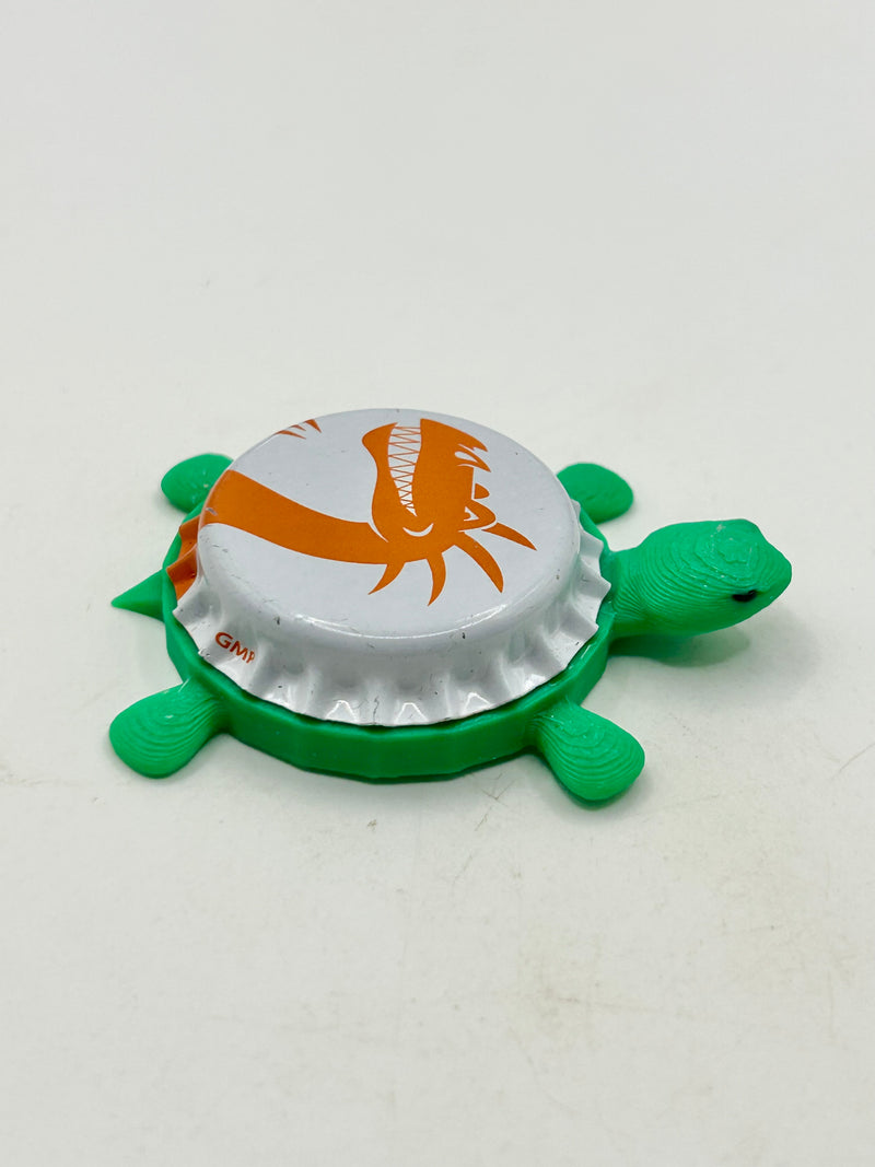 Zmajska Pivovara (Croatia) - Bottle Cap Magnet Turtle Shell Shocked Art