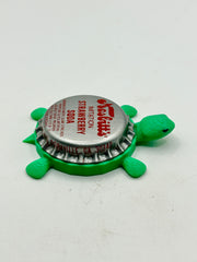 Nesbitt’s Imitation Strawberry Soda - Bottle Cap Magnet Turtle (Copy) Shell Shocked Art