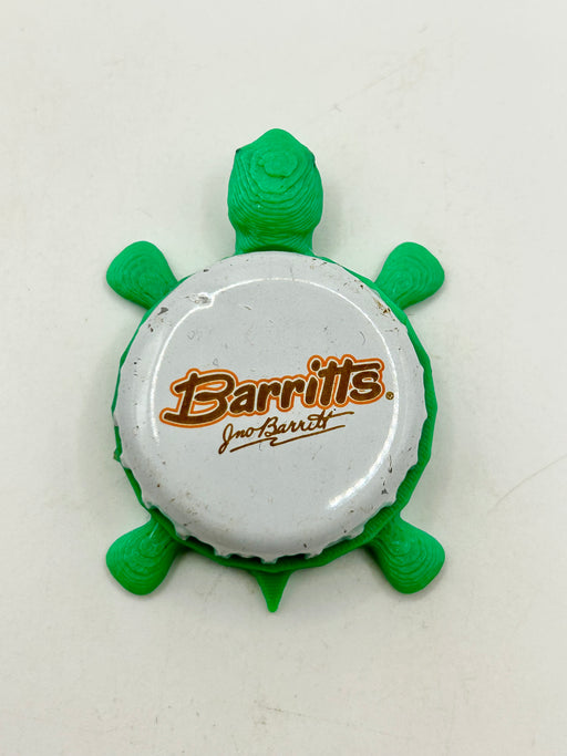 Barritts Ginger Beer (White) - Bottle Cap Magnet Turtle Shell Shocked Art