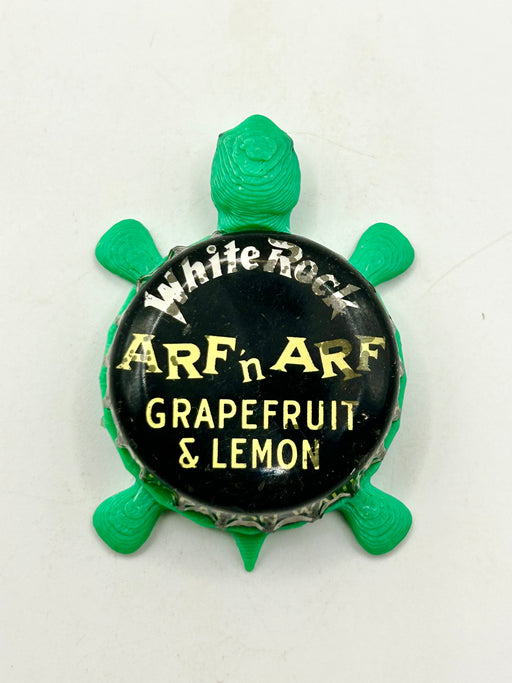 White Rock Arf N Arf- Bottle Cap Magnet Turtle (Copy) Shell Shocked Art