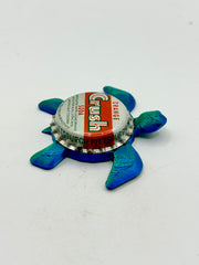 Orange Crush (Vintage) - Sea Turtle Bottle Cap Magnet Shell Shocked Art