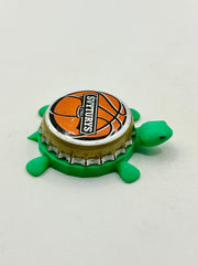 Svyturys (Lithuania) - Bottle Cap Magnet Turtle Shell Shocked Art