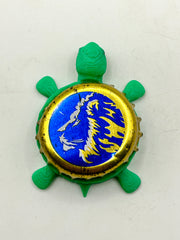 Carlsberg Srbija Lav Pivo (Lager) - Bottle Cap Magnet Turtle (Copy) Shell Shocked Art