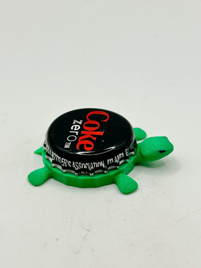 Coke Zero (Red Text) - Bottle Cap Magnet Turtle Shell Shocked Art