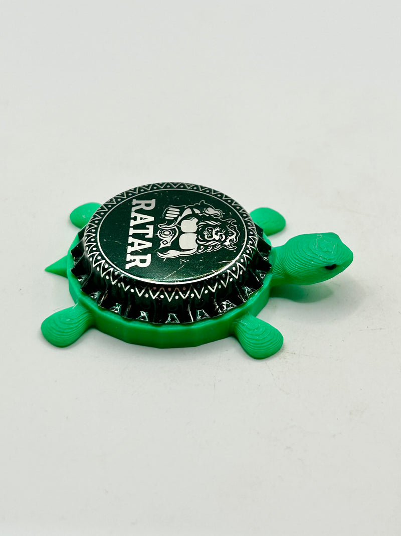 Radegast Ratar Beer (Czech Republic) - Bottle Cap Magnet Turtle (Copy) Shell Shocked Art