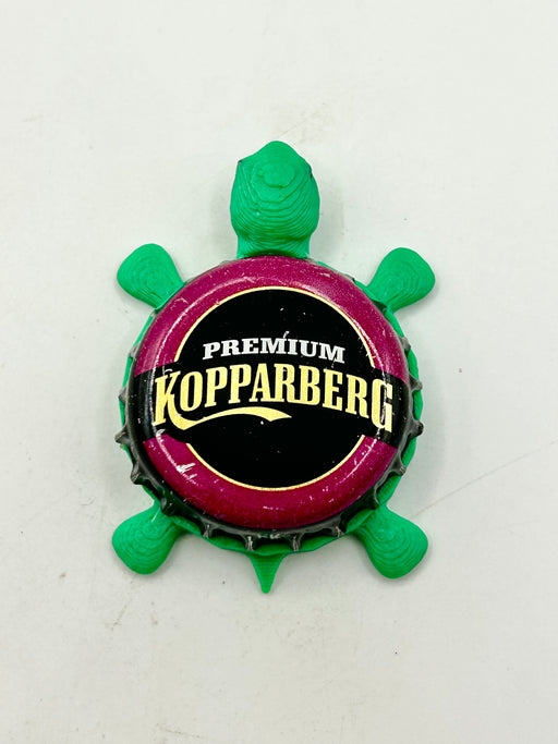 Kopparberg Premium (Hot Pink) - Bottle Cap Magnet Turtle Shell Shocked Art