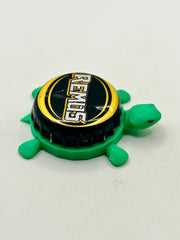 Remus Beer (Poland) - Bottle Cap Magnet Turtle Shell Shocked Art