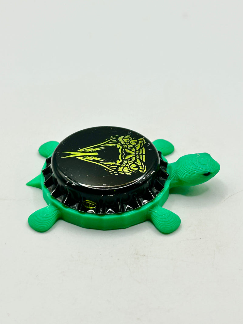 Snake Venom (Keith Brewing) - Bottle Cap Magnet Turtle Shell Shocked Art